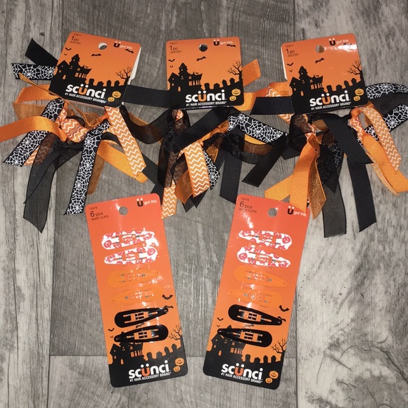 scunci Other - Halloween Ribbons & Barrettes Bundle
